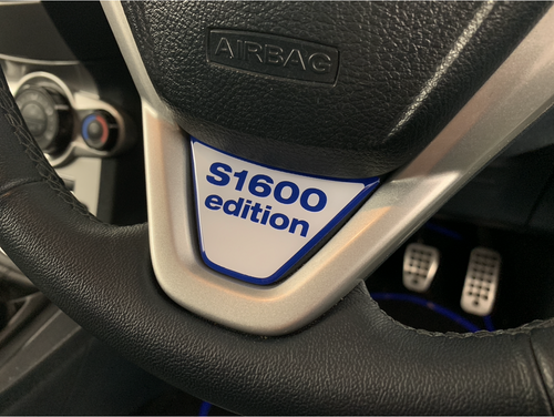 Fiesta Mk7 Steering Wheel Lower Gel Badge - S1600 Edition