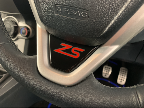 Fiesta Mk7 Mk7.5 Steering Wheel Lower Gel Badge - ZS Logo