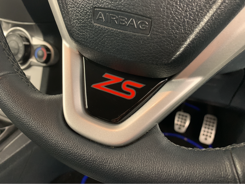 Load image into Gallery viewer, Fiesta Mk7 Mk7.5 Steering Wheel Lower Gel Badge - ZS Logo
