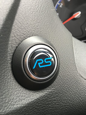 RS Start Button Gel Badge - 20mm