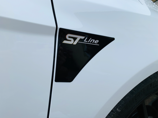 Focus Mk3 Mk3.5 ST Line Wing GEL Badges - PAIR