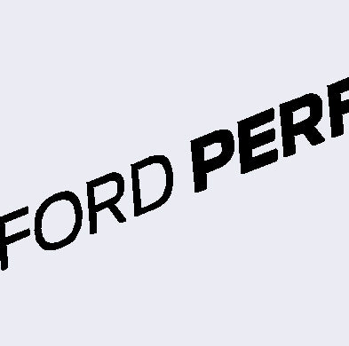 Ford Performance Sunstrip Decal