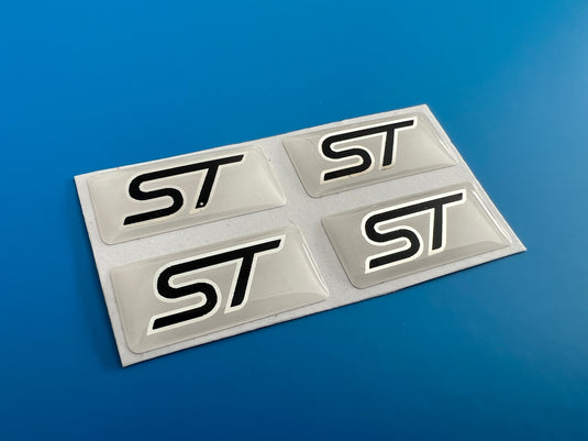 Focus Mk2 ST Wheel Oblong Badges - to suit original RS 19