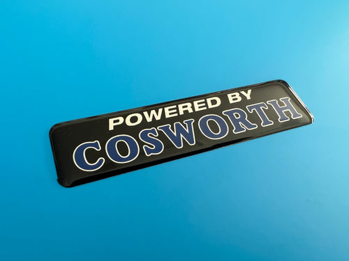 Powered by Cosworth Gel Badges