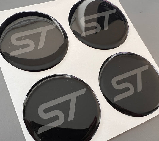 ST Wheel Centre Gel Badges - Set of 4