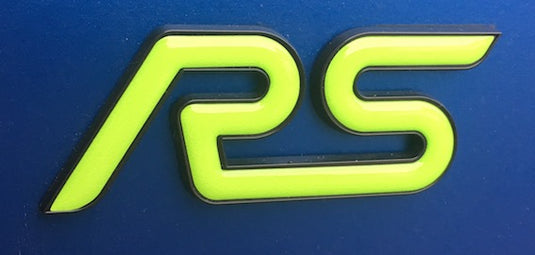 RS Replacement Black Badges with Gel Insert