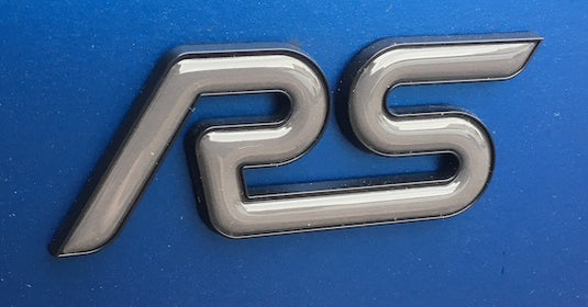 RS Replacement Black Badges with Gel Insert