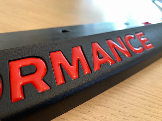 Ford Performance Front Splitter Gel Badges